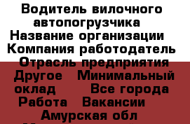 Водитель вилочного автопогрузчика › Название организации ­ Компания-работодатель › Отрасль предприятия ­ Другое › Минимальный оклад ­ 1 - Все города Работа » Вакансии   . Амурская обл.,Магдагачинский р-н